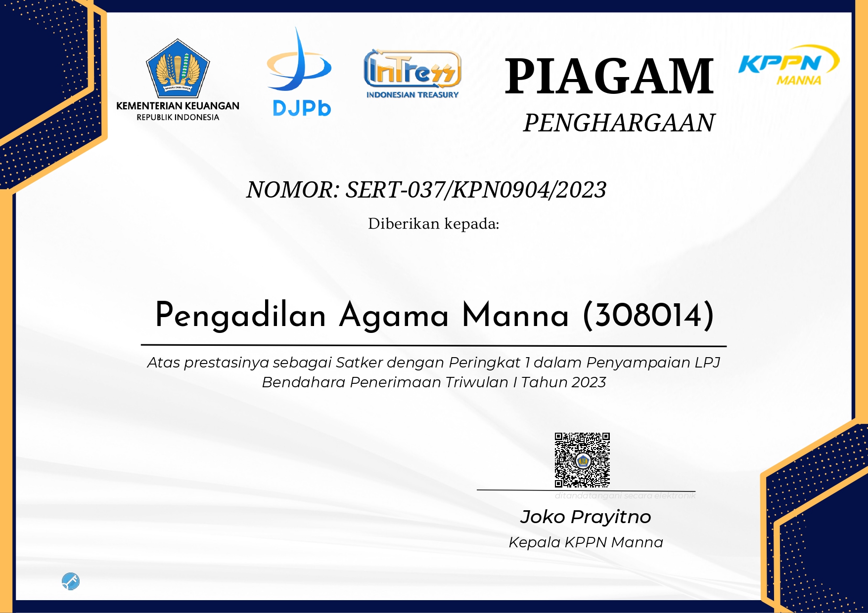 Apresiasi LPJ Bendahara TW I 2023 10 page 0001