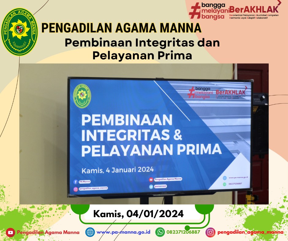 Pembinaan Integritas Jan 24