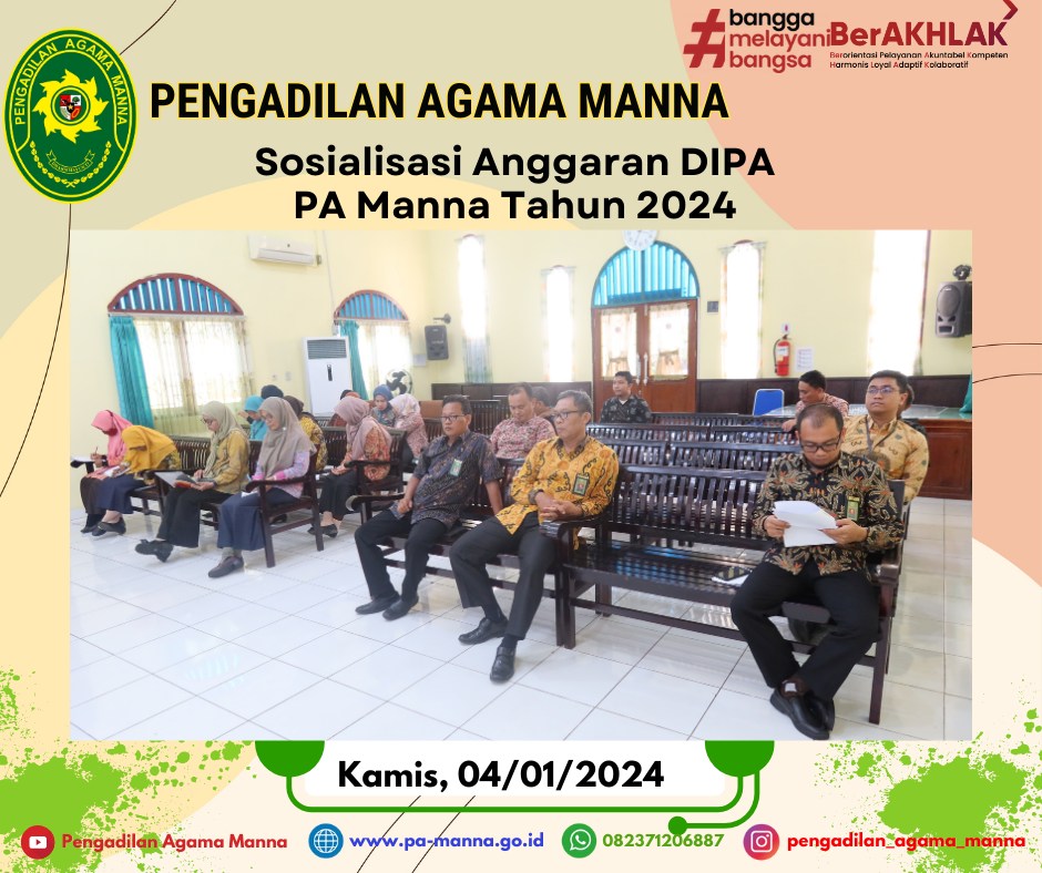 Sosialisasi Anggaran DIPA 2024 2